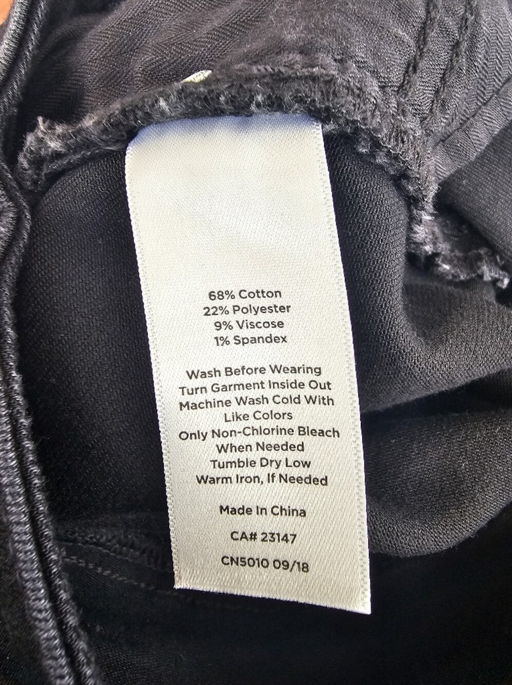 Talbots Black Jeans Size 22 - Picture 5 of 7